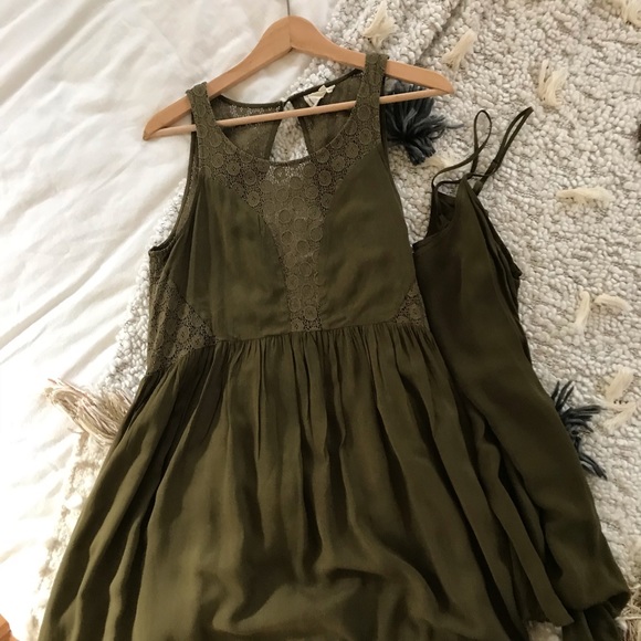 Anthropologie Open Back Dress with Slip - Picture 6 of 8